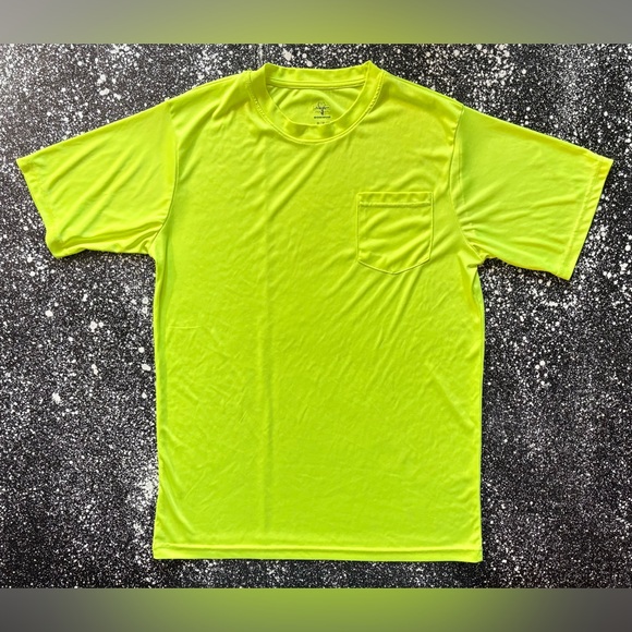American Legends HIGH VISIBILITY WorkWear Pocket Tee Size Medium - Picture 1 of 2